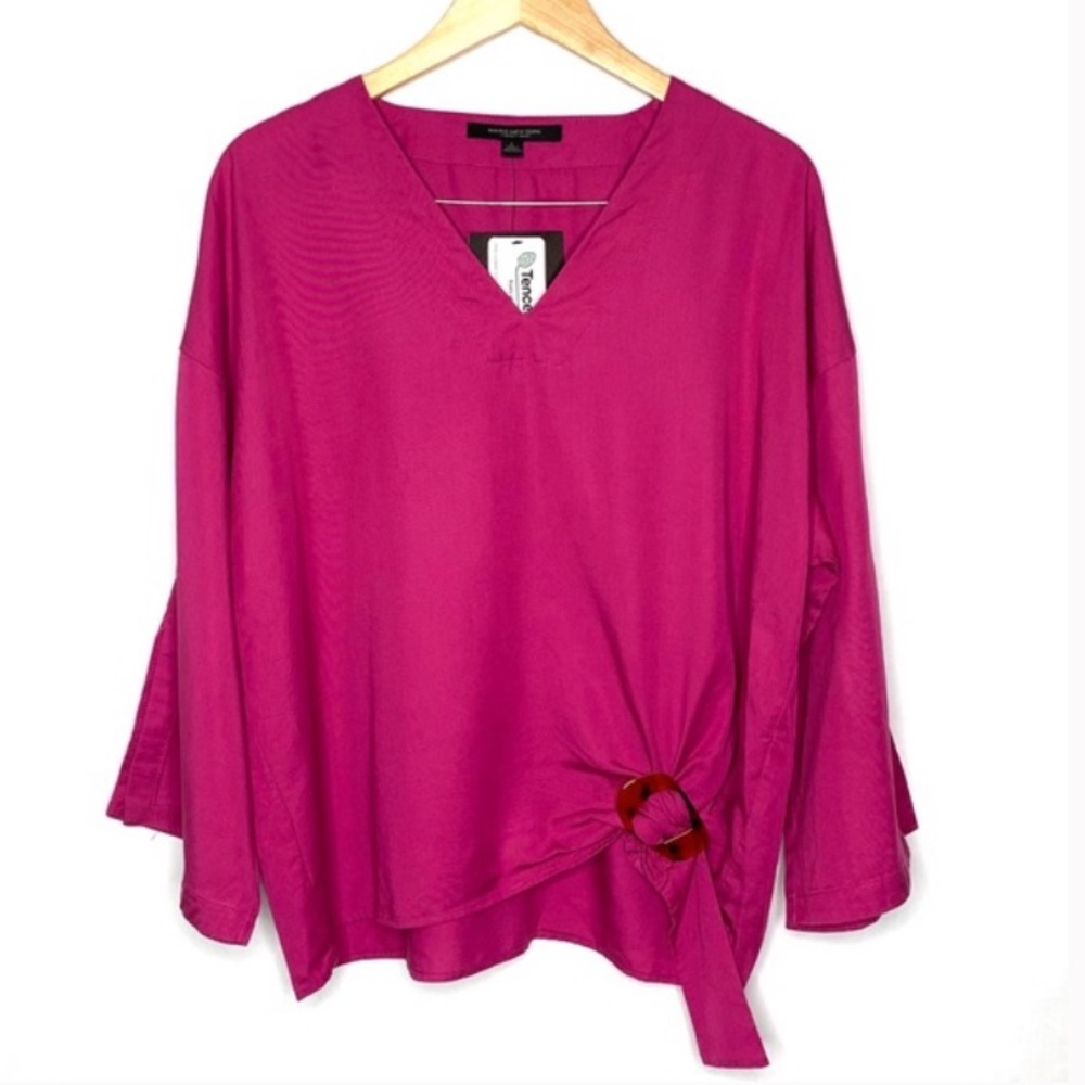 Mark New York Magenta Haze Top Blouse